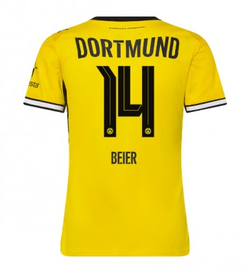 Borussia Dortmund Maximilian Beier #14 Hjemmebanetrøje Dame 2026-27 Kortærmet